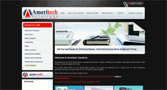 Desktop Screenshot of ameritech-solutions.com
